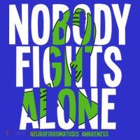 Nobody Fights Alone Neurofibromatosis Awareness Gift Kids Sweatshirt thumb 2