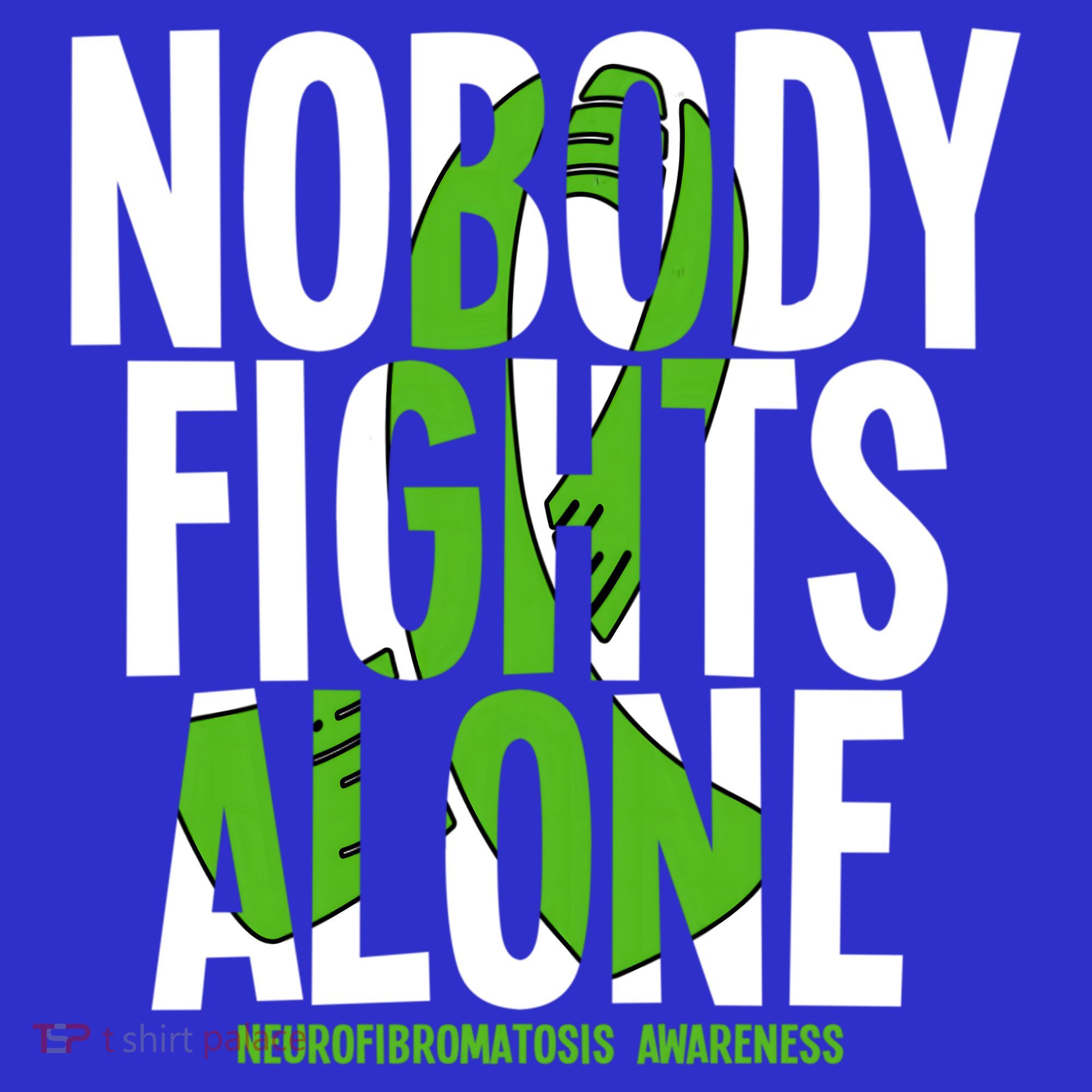 Nobody Fights Alone Neurofibromatosis Awareness Gift Kids T-Shirt