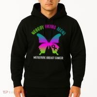 Nobody Fights Alone Metastatic Breast Cancer Hoodie thumb 2