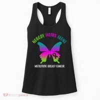 Nobody Fights Alone Metastatic Breast Cancer Women's Tank Top thumb 0