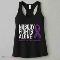 Nobody Fights Alone Purple Domestic Violence Awareness Women's Tank Top thumb 3