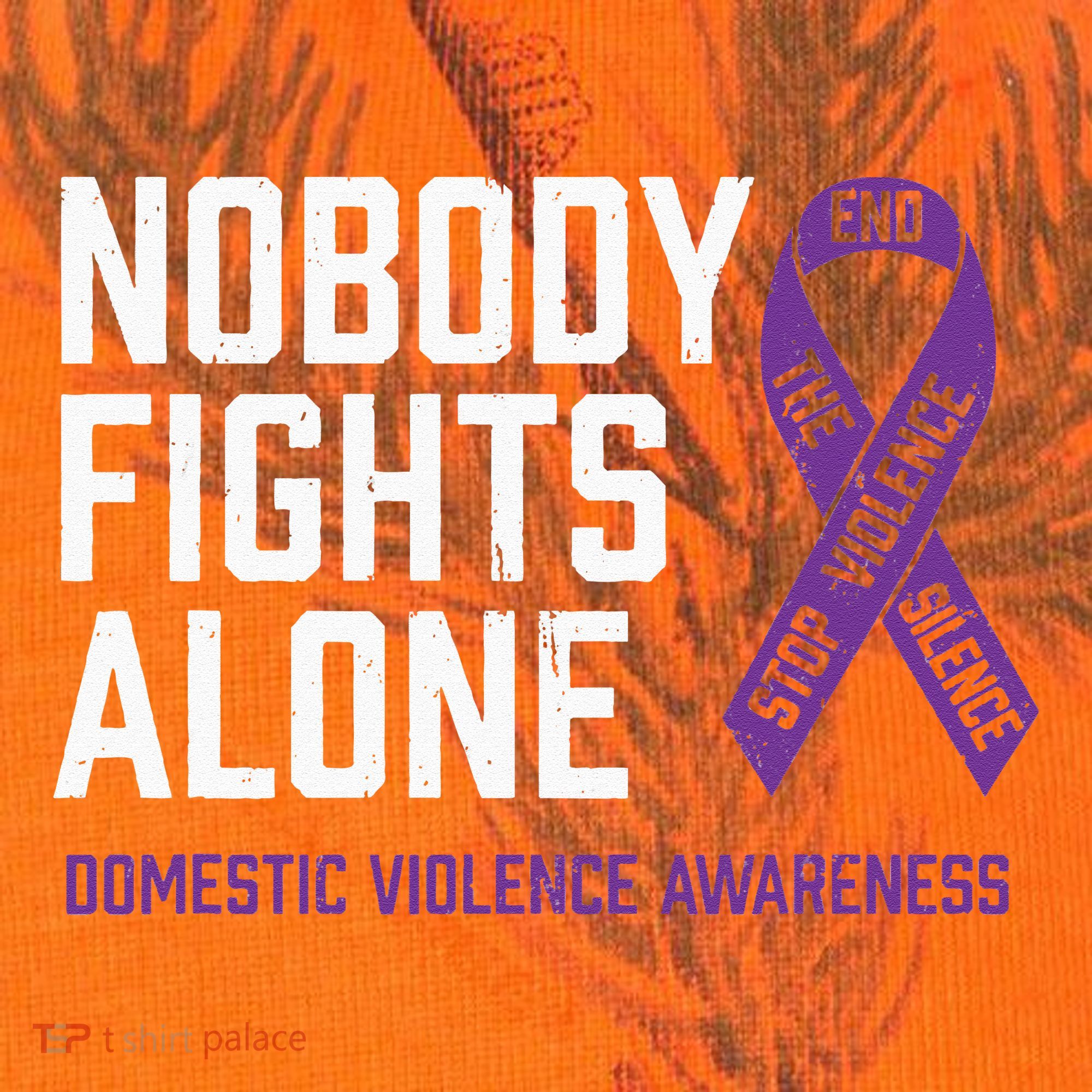 Nobody Fights Alone Purple Domestic Violence Awareness Kati Licensed 12" Camo Cuffed Beanie