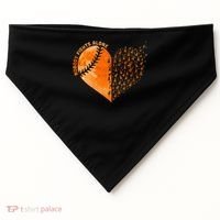 Nobody Fights Alone Orange Baseball MS Awareness USA-Made Doggie Bandana thumb 0