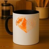 Nobody Fights Alone Orange Baseball MS Awareness Coffee Mug thumb 4