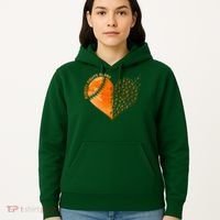 Nobody Fights Alone Orange Baseball MS Awareness Hoodie thumb 5