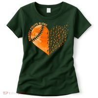 Nobody Fights Alone Orange Baseball MS Awareness Women's T-Shirt thumb 0