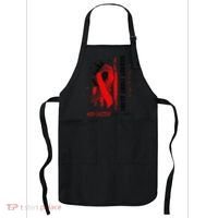 Nobody Fights Alone Hiv Aids Awareness Red Ribbon Supporter Apron thumb 0