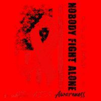 Nobody Fights Alone Hiv Aids Awareness Red Ribbon Supporter Santa Hat thumb 1