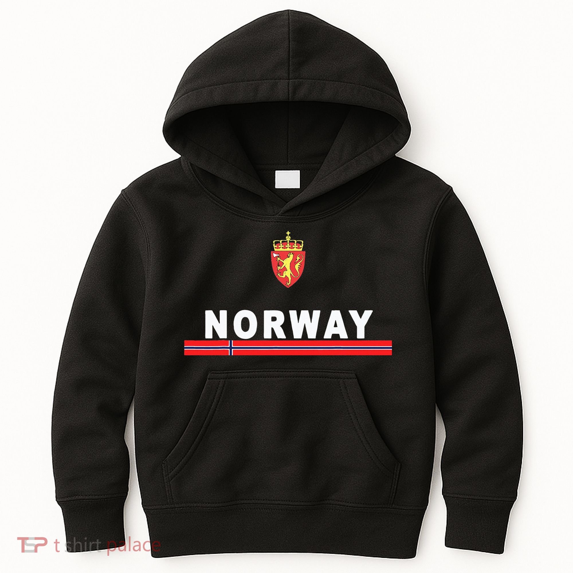 Norwaynorwegian Flag And Emblem Kids Hoodie