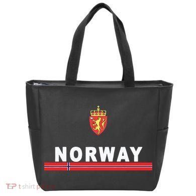 Norwaynorwegian Flag And Emblem Tote Bag