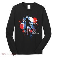 Norway Flag Biathlonist Norwegian Biathlon Long Sleeve Shirt thumb 0