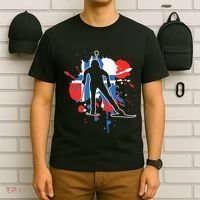 Norway Flag Biathlonist Norwegian Biathlon T-Shirt thumb 6