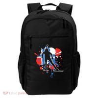 Norway Flag Biathlonist Norwegian Biathlon Backpack thumb 0