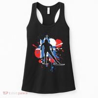 Norway Flag Biathlonist Norwegian Biathlon Women's Tank Top thumb 0