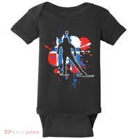 Norway Flag Biathlonist Norwegian Biathlon Baby Bodysuit thumb 0