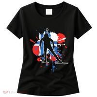 Norway Flag Biathlonist Norwegian Biathlon Women's T-Shirt thumb 0