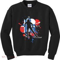 Norway Flag Biathlonist Norwegian Biathlon Kids Sweatshirt thumb 0