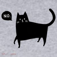 No Funny Black Cat Women's Sweatshirt thumb 2
