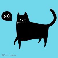 No Funny Black Cat Long Sleeve Shirt thumb 2