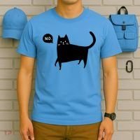 No Funny Black Cat T-Shirt thumb 5