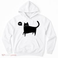 No Funny Black Cat Hoodie thumb 0
