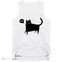 No Funny Black Cat Tank Top thumb 0