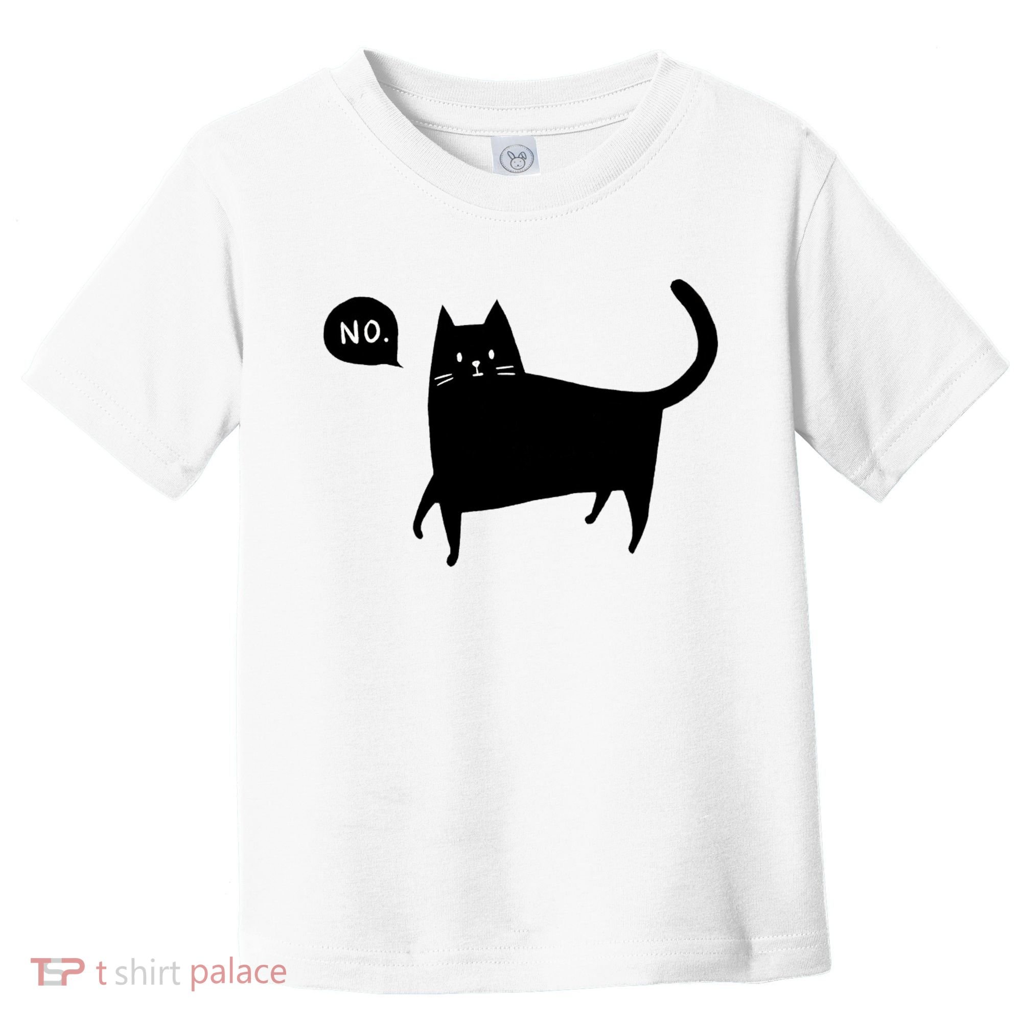 No Funny Black Cat Toddler T-Shirt