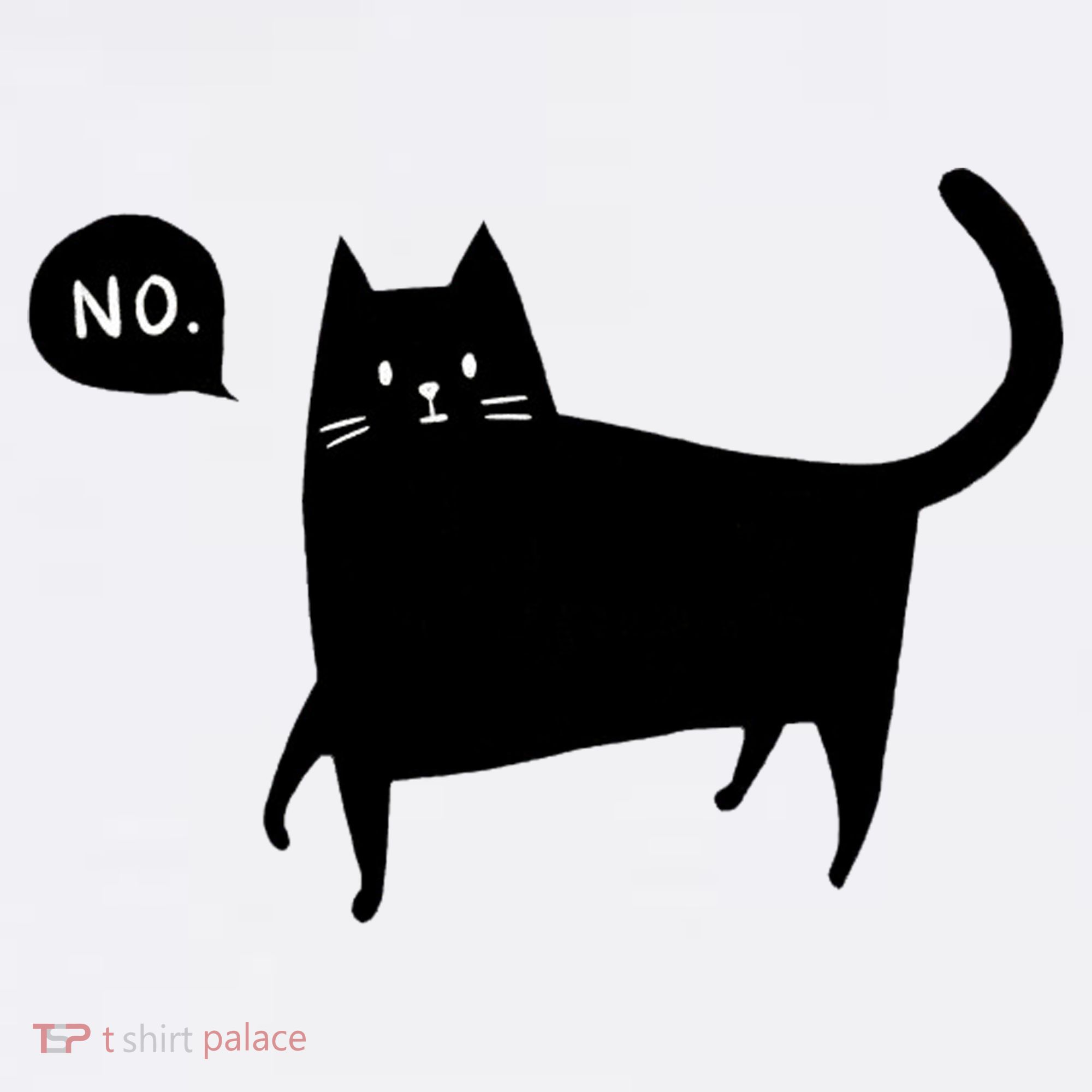 No Funny Black Cat Women's Long Sleeve Shirt