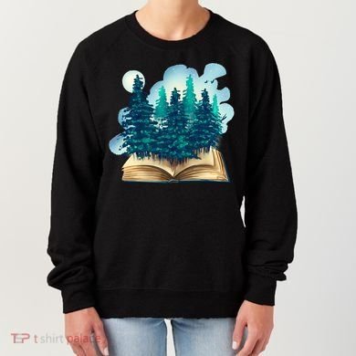 Nature Forest Book Women's Sweatshirt