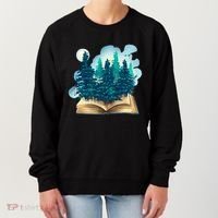 Nature Forest Book Women's Sweatshirt thumb 0