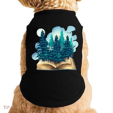 Nature Forest Book Doggie Tank