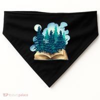 Nature Forest Book USA-Made Doggie Bandana thumb 0