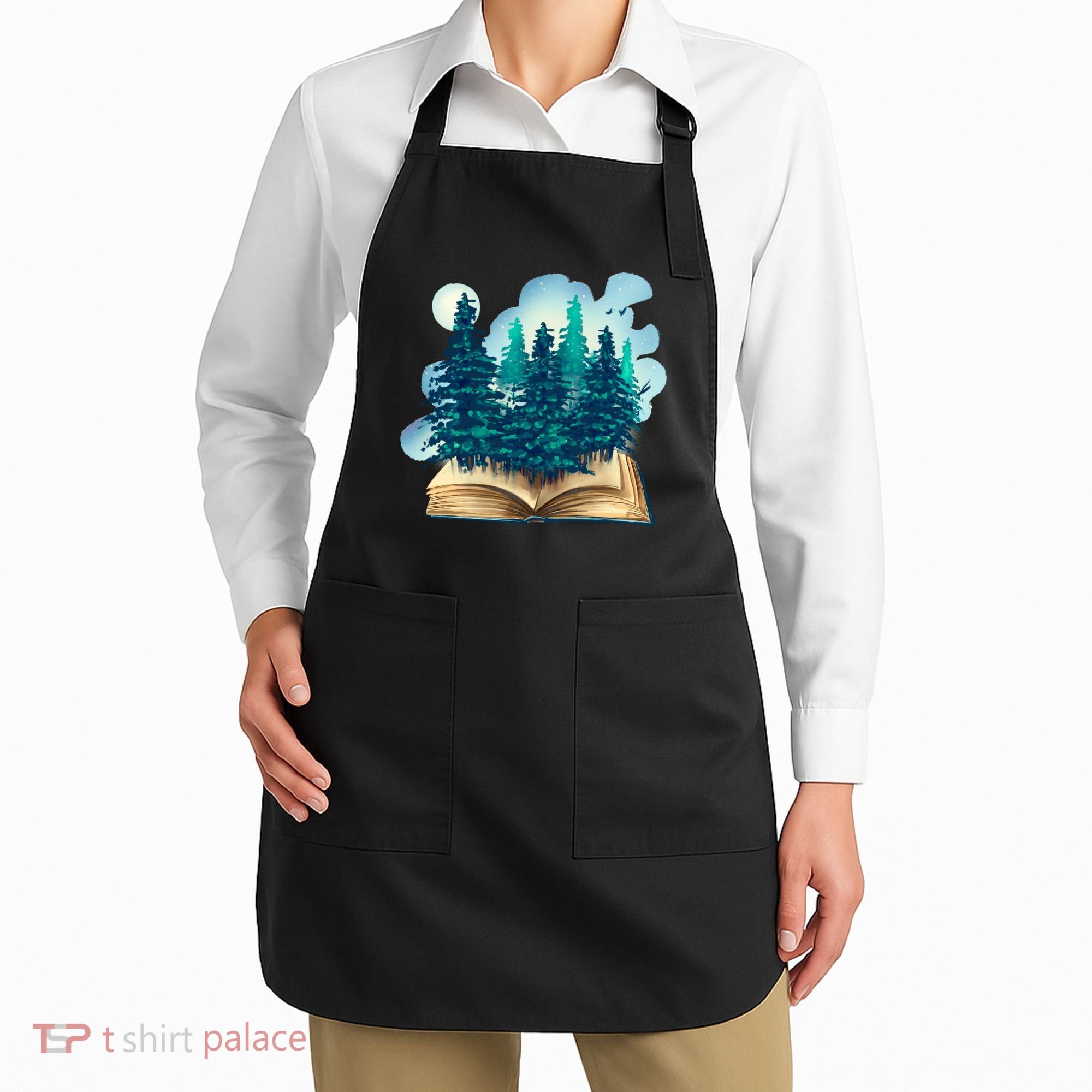 Nature Forest Book Apron