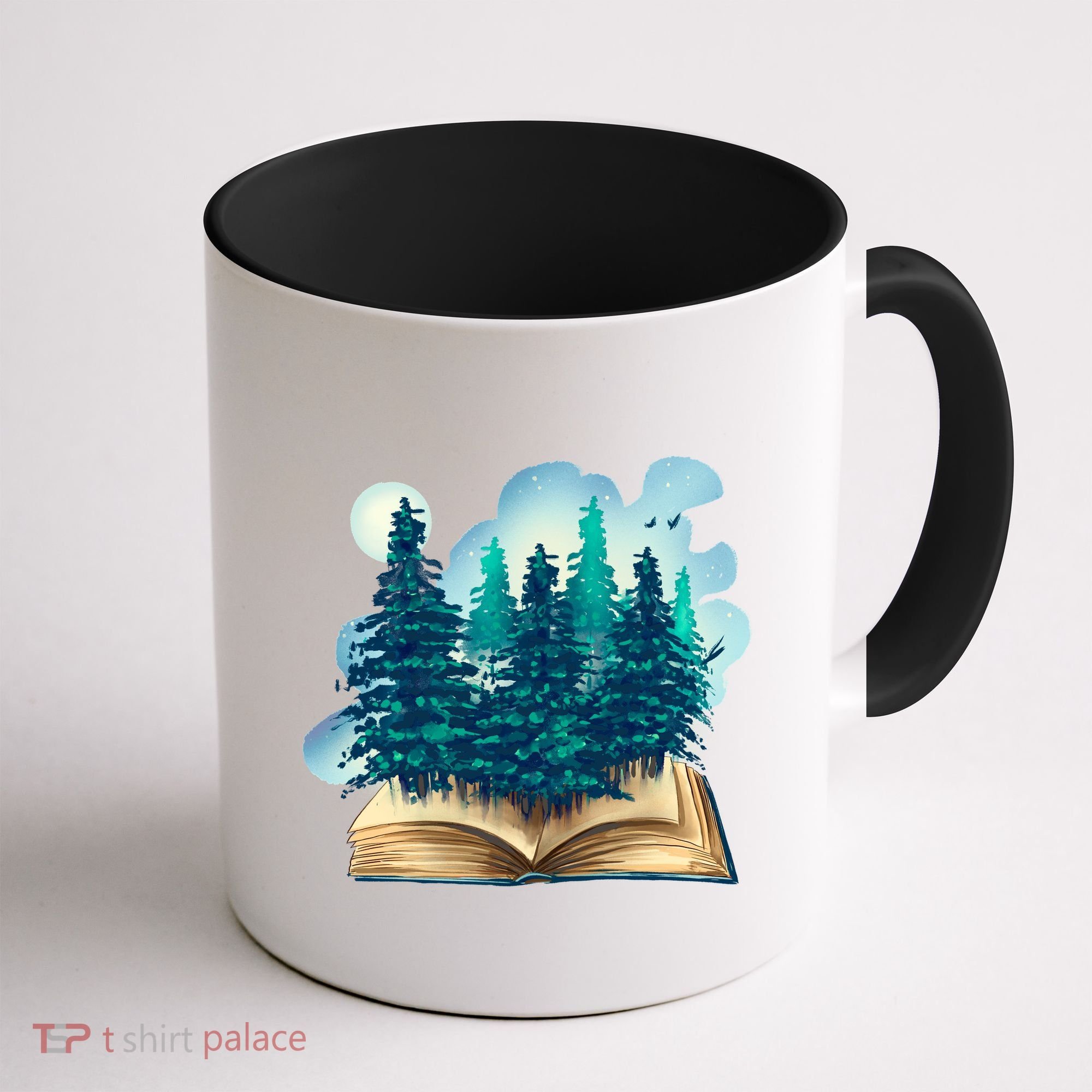 Nature Forest Book Coffee Mug