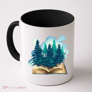 Nature Forest Book Coffee Mug
