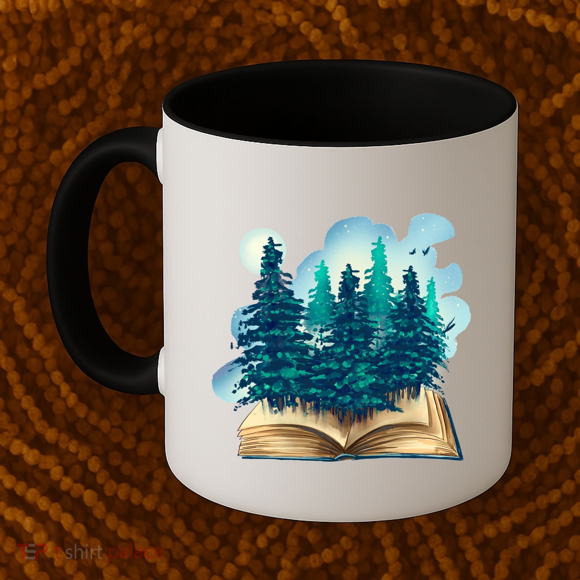 Nature Forest Book Coffee Mug