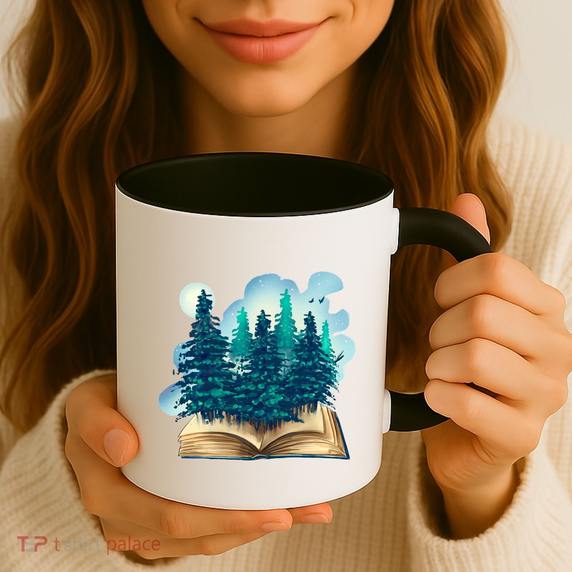 Nature Forest Book Coffee Mug