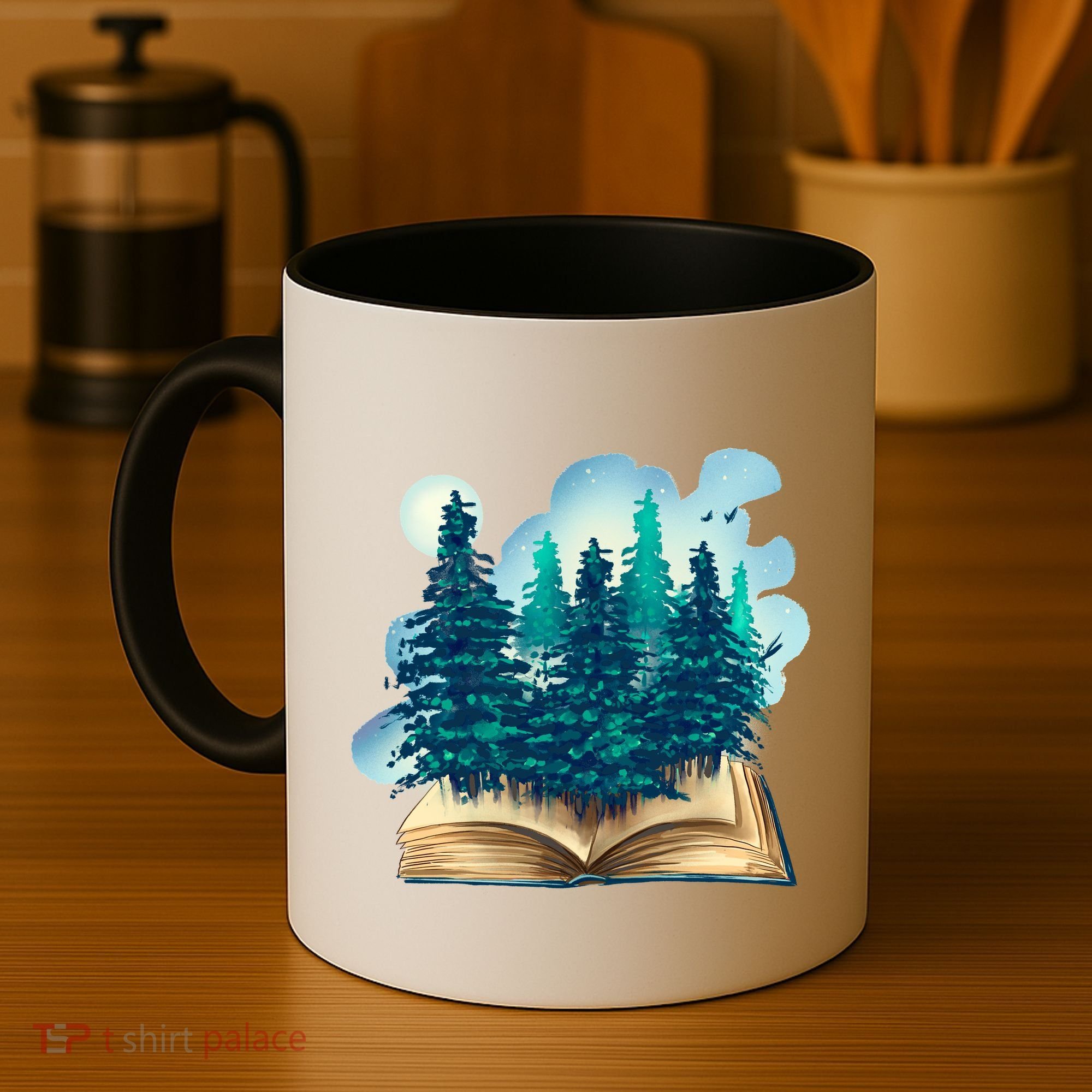 Nature Forest Book Coffee Mug
