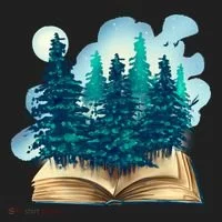 Nature Forest Book Tumbler thumb 3