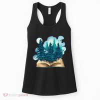 Nature Forest Book Women's Tank Top thumb 0