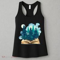 Nature Forest Book Women's Tank Top thumb 3