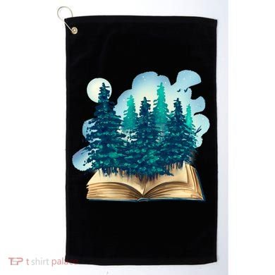 Nature Forest Book Golf Towel