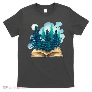 Nature Forest Book T-Shirt
