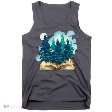 Nature Forest Book Tank Top