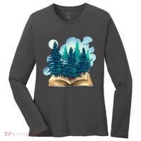 Nature Forest Book Women's Long Sleeve Shirt thumb 0