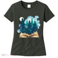 Nature Forest Book Women's T-Shirt thumb 0
