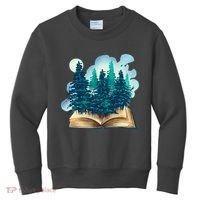 Nature Forest Book Kids Sweatshirt thumb 0