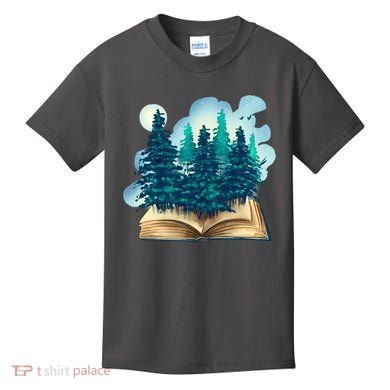 Nature Forest Book Kids T-Shirt