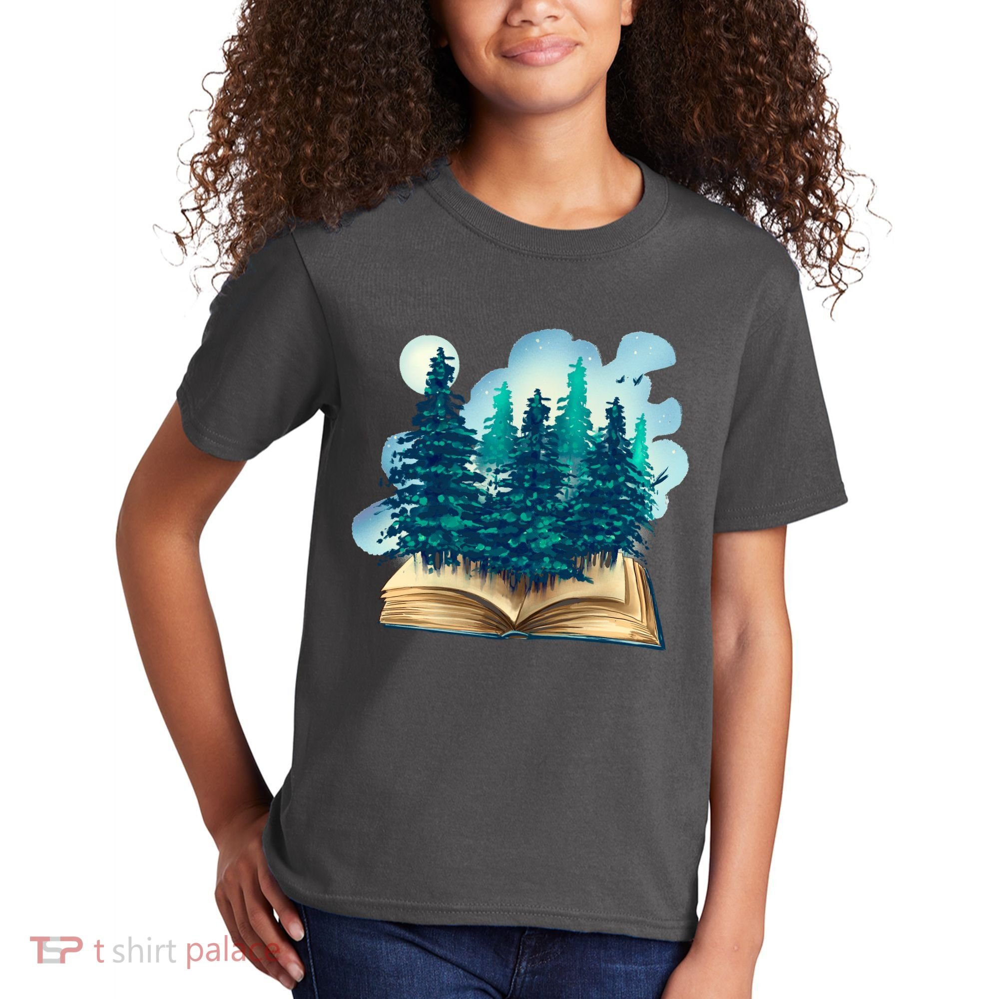Nature Forest Book Kids T-Shirt