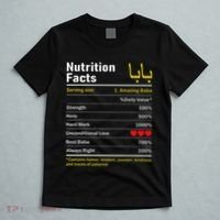 Nutrition Facts Baba Persian Grandfather Grandpa Grandad T-Shirt thumb 5